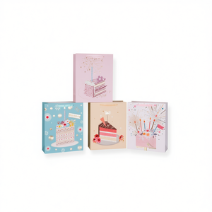 Borsa Regalo ILAN 18x24x8cm con Design Torta di Compleanno per Feste - Product Image 2