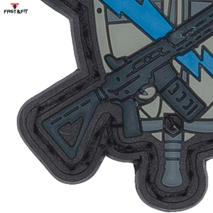 แพทช์โลโก้ยางพีวีซีคุณภาพสูงแบบกำหนดเอง ผ้า 3 มิติ ขอบเย็บแบบเมอร์โรว์ สำหรับสวมใส่กลางแจ้ง หมวก เสื้อผ้า ผลิตในปากีสถาน - Product Image 6