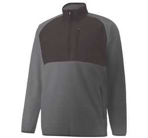 High Quality Wholesale Custom Logo Quick Dry 100% Polyester 1/4 <b>Zip</b>-<b>up</b> Quarter <b>Zip</b> Long Sleeve Athletic Fitness T Shirts for <b>Men</b> - Product Image 6