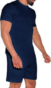 Ensemble de survêtement 2 pièces personnalisé pour homme, respirant, décontracté, avec t-shirt à manches courtes et motif, prix de gros, collection été 2026 - Product Image 6