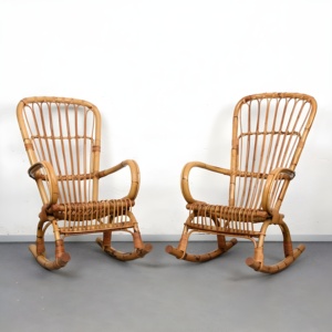 High quality recliner rocking <b>chair</b> for indoor outdoor living space rattan rocker recliners - Product Image 4