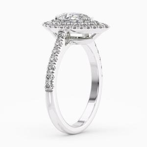 Bague de fiançailles et de mariage classique en or jaune 14 carats avec diamant de laboratoire taille poire de 1,50 carat de haute qualité, sertie à griffes, directement de l'usine - Product Image 5