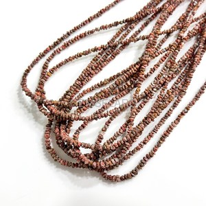 Cuentas de diamante rojo natural, cuentas de diamante rojo sin cortar de 2-3 mm, pequeñas cuentas de diamante rojo en bruto, pepitas de diamante en bruto para la fabricación de joyas. - Product Image 4
