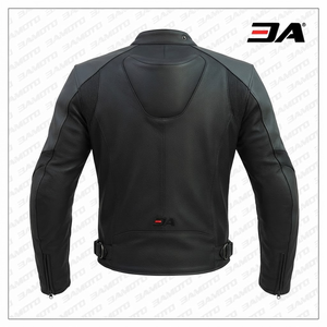 Blouson de moto en cuir de vachette véritable pour homme/Chaqueta avec protection CE niveau 2 et bosse de protection - Product Image 2