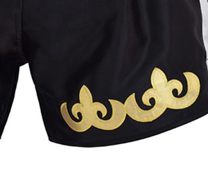 Pantalones Cortos de Muay Thai de Poliéster/Algodón de Alta Calidad, Ligeros, Transpirables y Elásticos para Adultos, MMA, Kickboxing - Product Image 2