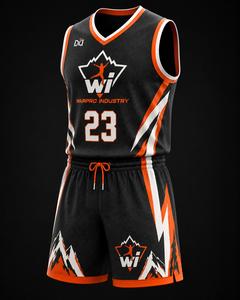 Conjuntos de Uniformes de Baloncesto Ligeros y Transpirables de Alta Calidad, Uniformes Deportivos Personalizados de Venta Caliente para Adultos - Product Image 3