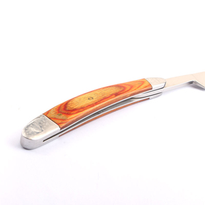 Afeitadora manual profesional de alta calidad, maquinilla de afeitar plegable afilada de acero inoxidable con cuchilla, 2 colores - Product Image 5