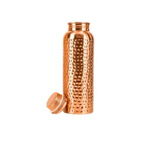 Botella de Agua de Cobre Puro de 34 oz – Jarra Ayurvédica a Prueba de Fugas para Beber, Hecha a Mano para Yoga, Oficina, Viajes y Deportes - Product Image 3