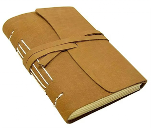 Leather Journal Gift <b>Set</b> with Bookmark <b>Pen</b> Handmade <b>Notebook</b> Unlined Leather Bound Luxury Gift Box Diary corporate gift box - Product Image 1