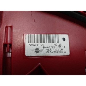 Luz Trasera Izquierda Usada para Mini Hatch 725591104 - Product Image 6