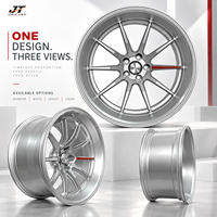 Jantes forgées à dix branches argentées avec accent rouge, 18-22 pouces, 5x112 5x114.3 VIW-192 pour BMW Audi Mercedes-Benz