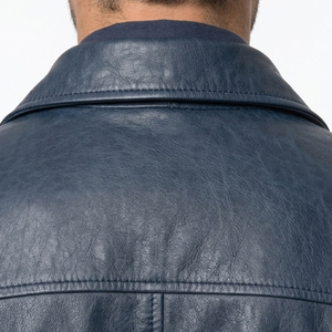 Men's Premium <b>Leather</b> Coat Business <b>Blazer</b> Men Full Sleeve Turn Down Collar <b>Leather</b> <b>Blazer</b> Men's <b>Leather</b> Coat for Office - Product Image 5