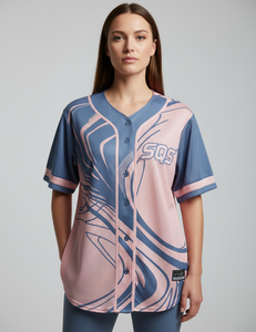 Maillot de baseball américain à séchage rapide 100 % polyester T-shirts pour hommes, femmes et enfants Maillot de sport vierge par sublimation Grandes tailles adultes - Product Image 1