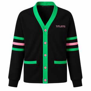 เสื้อสเวตเตอร์คอวีคุณภาพสูงขายดี สำหรับชมรมนักเรียน ชมรมนักศึกษา โรงเรียน วิทยาลัย มหาวิทยาลัย พร้อมปักโลโก้แบบถัก - Product Image 1