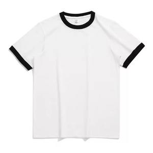 T-shirt personnalisé coupe carrée vintage délavé en coton épais tricoté 100 % coton écologique - Product Image 1