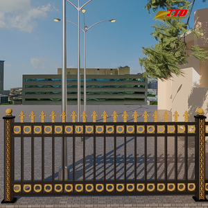 Custom-Designed Wrought Iron Fences with Heat <b>Treated</b> Material 3D Modeling Powder Coated Finish for Residential & Commercial Use - Product Image 5