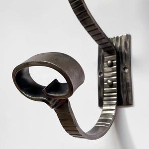 Organizador de Pared con Doble Gancho de Metal Negro Mate de Primera Calidad para Baño, Cocina, Entrada - Product Image 6