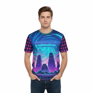 Camisetas Personalizadas para Niños, Ropa Deportiva Informal con Estampado Digital 3D, Cuello Redondo y Manga Corta - Product Image 3