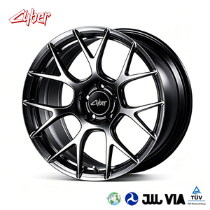 Jantes monobloc en aluminium forgé à rayons croisés traditionnels haute performance pour <span class=keywords><strong>BBS</strong></span> RE-V7, revêtement poudré noir diamant - Product Image 1