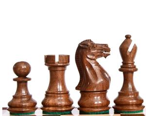 Piezas de ajedrez Staunton de la serie Premium Player, de madera de Sheesham y Boxwood, Rey de 3.0 pulgadas con 2 Reinas adicionales a precio económico. - Product Image 5