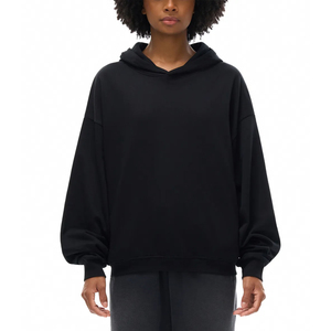 Sweat à capuche personnalisé, vêtements décontractés pour hommes, femmes, unisexe, logo brodé, streetwear de haute qualité, fournisseur de mode - Product Image 2