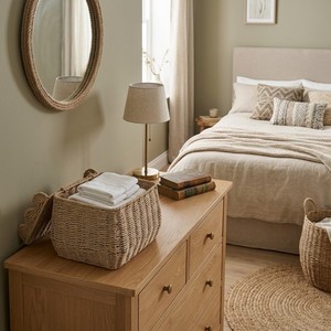 <b>Cheap</b> Price Rustic Scalloped Paper Rope <b>Basket</b> Storage for Organizing Laundry Multifunction Woven <b>Basket</b> with Lid made Vietnam - Product Image 5