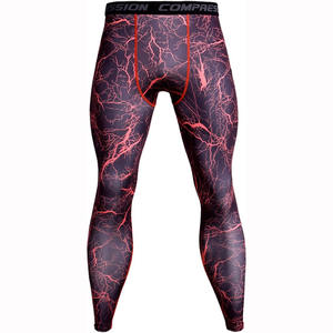 Pantalones de Compresión Deportivos para Hombre OEM, Cintura Elástica de Poliéster, Antibacterianos, Secado Rápido, Soporte Muscular, para Correr, Baloncesto, Entrenamiento - Product Image 5