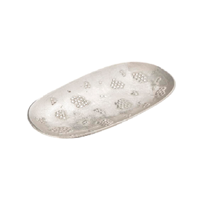 Modern Metal <b>Gold</b> & Silver Plated Irregular Dish <b>Serving</b> Dry Fruits Decorative Platter Attractive Metal <b>Serving</b> <b>Tray</b> Good Price - Product Image 3