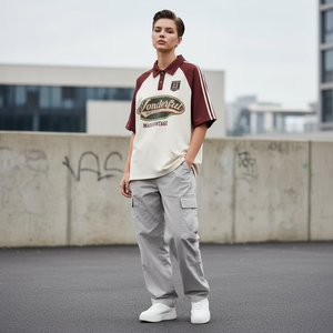 Camiseta Polo Deportiva Vintage Unisex Personalizada de Fábrica, 100% Algodón, Resistente, Transpirable, Ropa de Verano al por Mayor - Product Image 5