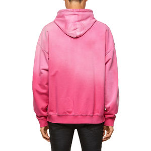 Sudadera con Capucha Casual para Hombre, Moderna, de Algodón Mezclado, con Cordón y Corte Holgado, Estilo Urbano, Lavado Ácido - Product Image 2