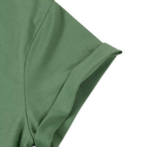 Camisetas de Algodón Blancas de Manga Corta para Mujer, al por Mayor, Ecológicas, con Apliques, Estilo Urbano, Calidad Premium, Casuales, de Verano - Product Image 5