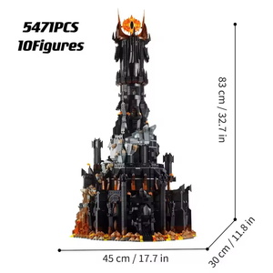 NUEVO 2026 Icons Black Tower Dark, Kit de Bloques de Construcción, Ladrillos de Juguete para Niños y Adultos, Regalos de Cumpleaños, 5471 Piezas - Product Image 5