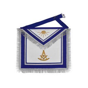 Delantal Formal de Past Master Azul Rey, Colección Ceremonial Signature, Delantal de Past Master Azul Rey, Delantales de Primera Calidad - Product Image 1