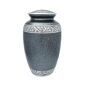 Urna de madera grande de 200 libras de diseño moderno para cenizas de adultos, urna funeraria conmemorativa personalizable con incrustaciones de resina azul - Product Image 1