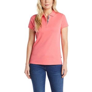 Polo de mujer Slim Fit 2026 con cuello invertido, de secado rápido, nailon y elastano, para tenis, golf, deportes, yoga y gimnasio, personalizable. - Product Image 1