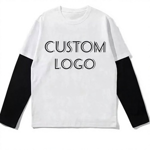เสื้อยืดคอกลมแขนยาวทรงปกติสำหรับผู้ชาย พิมพ์ลายโลโก้ตามสั่ง ผ้าฝ้าย 100% ป้องกันรอยยับ สวมใส่สบาย - Product Image 4