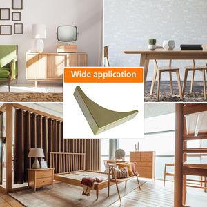 4 Pezzi Protezioni Angolari Decorative in Lega di Zinco Anticato per Mobili, Paraspigoli di Sicurezza per Armadi e Caminetti - Product Image 6
