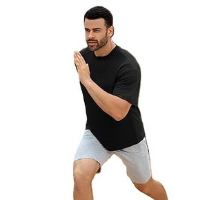 เสื้อยืดสีขาวคุณภาพสูง ผ้าฝ้าย พิมพ์ลายกราฟิกได้ตามต้องการ เสื้อยืดโอเวอร์ไซส์ทรงใหญ่สำหรับผู้ชาย - Product Image 5