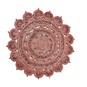 Tapis d'intérieur moderne en jute fait main, tapis de sol tissé naturel pour un intérieur élégant - Product Image 5