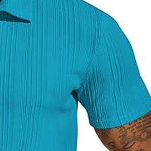 Nuevas Camisetas Polo Casuales para Hombre, Venta Caliente, Nuevo Diseño, Logotipo Personalizado, Color Sólido, Transpirables, Cargadas por Dress Sports - Product Image 3