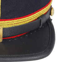 Gorro de Invierno con Encaje Azul Marino, Gorros Kepis de Alta Calidad, Ajustables y Elegantes, Reproducción Americana de Gorros Kepis