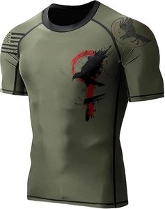Camiseta de Compresión de Manga Larga Personalizada para Gimnasio y BJJ/MMA, de Secado Rápido, Hecha de Spandex y Nailon - Product Image 2