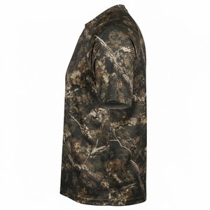 Chemises de chasse pour hommes personnalisées de haute qualité, imperméables, à séchage rapide, confortables, à manches courtes, pour la chasse au printemps, vente en gros - Product Image 3