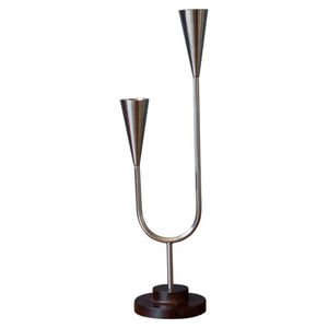 Candelabro de Metal de Estilo Lujoso para el Hogar y Decoración de Mesa Navideña, Portavelas de Color Negro Antiguo - Product Image 6