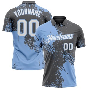 Full Sublimation Print <b>Collar</b> <b>T</b> <b>Shirt</b> Uniform Workwear Unisex Golf Polo <b>Shirt</b> Running Performance Customized Logo Polo <b>Shirt</b> - Product Image 1