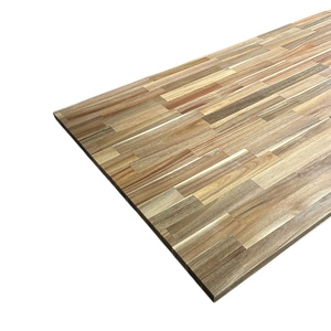 Comptoirs articulés en bois d'acacia panneau cire finition à l'huile cuisine salle à manger salle de bain extérieur usage domestique Surface solide Surface solide - Product Image 5