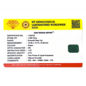 Natural Zambian Emerald 9.9 Carat Pear Cut Loose Gemstone Certified Wholesale Lot - Product Image 4