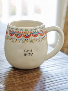 Tasses à café en céramique FENN avec décorations dorées, sublimation, couvercle et poignée dorée - Product Image 4
