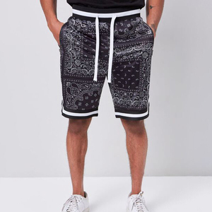 Shorts de sport légers et surdimensionnés, nouvelle mode, taille élastique, logo personnalisé OEM, sublimation. - Product Image 4