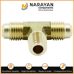 Adaptateur en T de raccordement mâle en laiton sur mesure pour tubes et connexions de fluides haute pression - Product Image 6